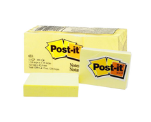 Load image into Gallery viewer, 3M post it notepad #653 yellow