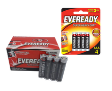 Load image into Gallery viewer, Eveready super heavy duty aaa batteries