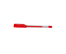Load image into Gallery viewer, M&G ballpen red budget capped gel pen with vented cap and 0.5mm nib
