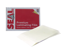 Load image into Gallery viewer, Seal premium laminating film 303mm x 426mm x 250mic 100 sheets