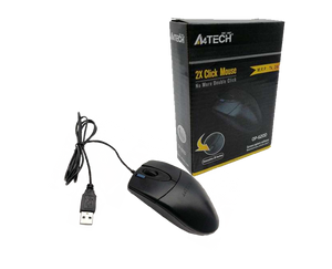 A4TECH computer mouse black OP-6200