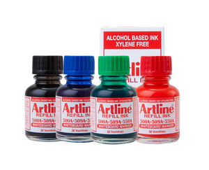 Artline whiteboard marker refill ink 500a 509a 550a xylene free