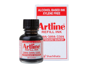Artline black whiteboard marker refill ink 500a 509a 550a xylene free