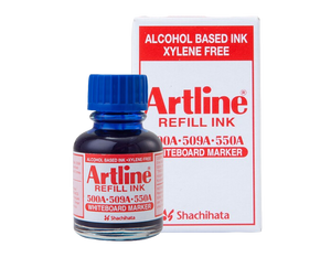 Artline blue whiteboard marker refill ink 500a 509a 550a xylene free