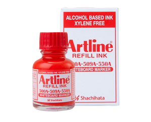 Artline red whiteboard marker refill ink 500a 509a 550a xylene free