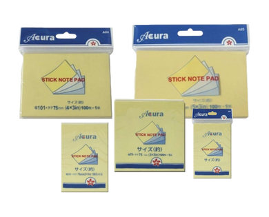 Acura post it notepad