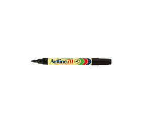 Artline 70 black permanent marker xylene free