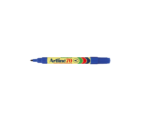 artline 70 blue permanent marker xylene free