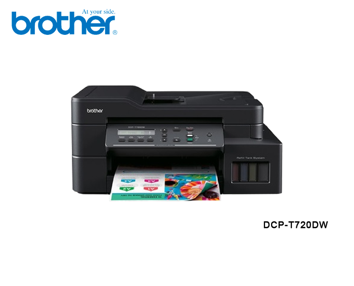 Brother DCP-T720DW All-in-One Refill Tank Printer with Wi-Fi and Auto Duplex Printing