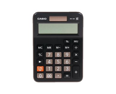 Casio mx12b calculator black