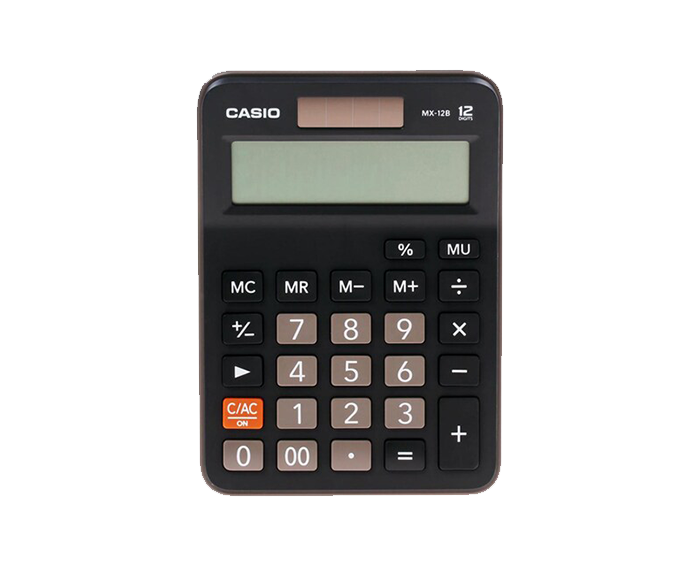 Casio mx12b calculator black