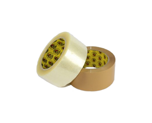 Crocodile packaging tape clear and tan
