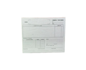 Check voucher duplicate pad