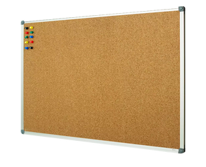 corkboard with aluminum frame size 36" x 48"