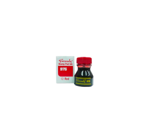 Eveready stamp pad ink 30ml red