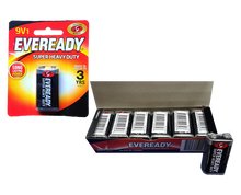 Load image into Gallery viewer, Eveready super heavy duty 9v battery 
