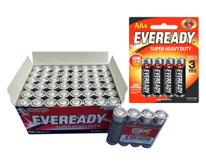 Eveready super heavy duty aa batteries