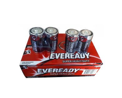 Eveready super heavy duty d batteries