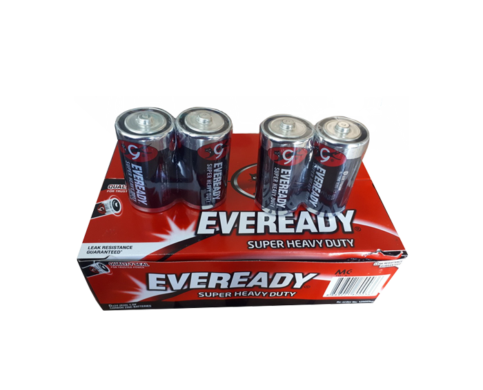 Eveready super heavy duty d batteries