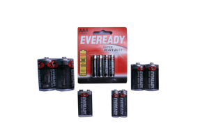 Eveready super heavy duty batteries