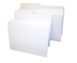 Metro file folder white 14pt