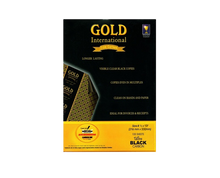 Load image into Gallery viewer, Gold international film carbon paper black long 216mm x 330mm 100 sheets
