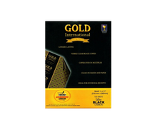 Load image into Gallery viewer, Gold international film carbon paper black short 216mm x 280mm 100 sheets
