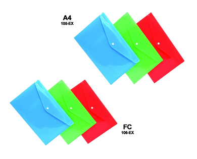 HBW databank envelope assorted color a4 fc