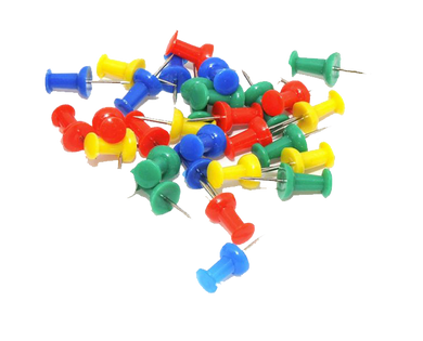 Joy push pin assorted color