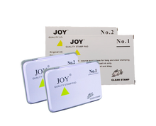Load image into Gallery viewer, Joy stamp pad no.1 no.2 clear stamp
