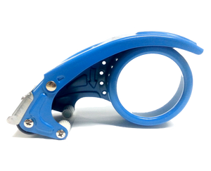 LCT 2" metal packaging tape dispenser without handle blue