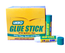 Load image into Gallery viewer, Leeho glue stick 8g 0.28 oz. 30 pieces
