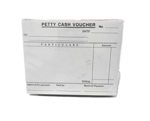 Petty Cash Voucher Pad