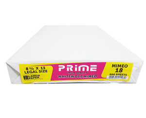 Prime Whitewove Mimeo Paper S18