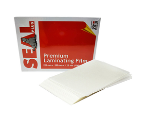 Seal premium laminating film 222mm x 286mm x 125mic 100 sheets