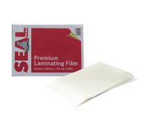 Load image into Gallery viewer, Seal premium laminating film 222mm x 335mm x 125mic 100 sheets

