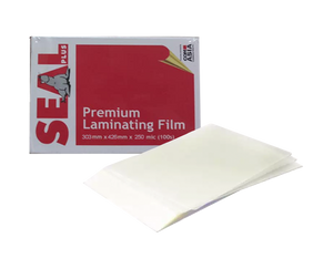 Seal premium laminating film 303mm x 426mm x 250mic 100 sheets