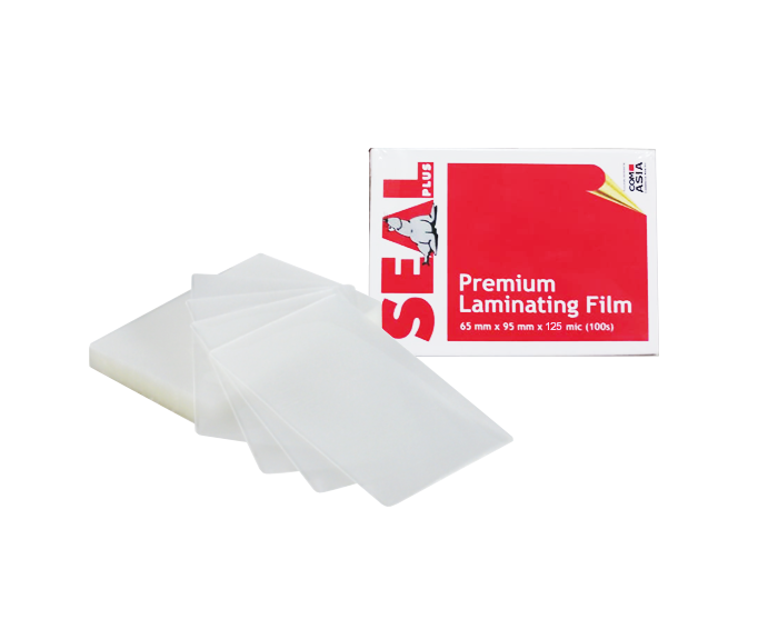 Seal premium laminating film 65mm x 95mm x 125mic 100 sheets