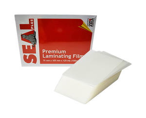 Seal premium laminating film 75mm x 105mm x 125mic 100 sheets