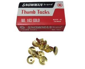 SNOWMAN Thumb Tacks