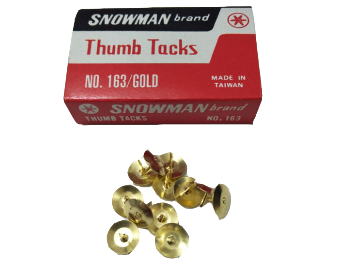 SNOWMAN Thumb Tacks