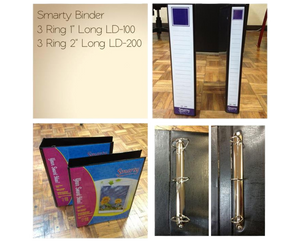 SMARTY 3-Ring 1", Long (LD100) Binder