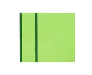 US imported pressboard folder short green