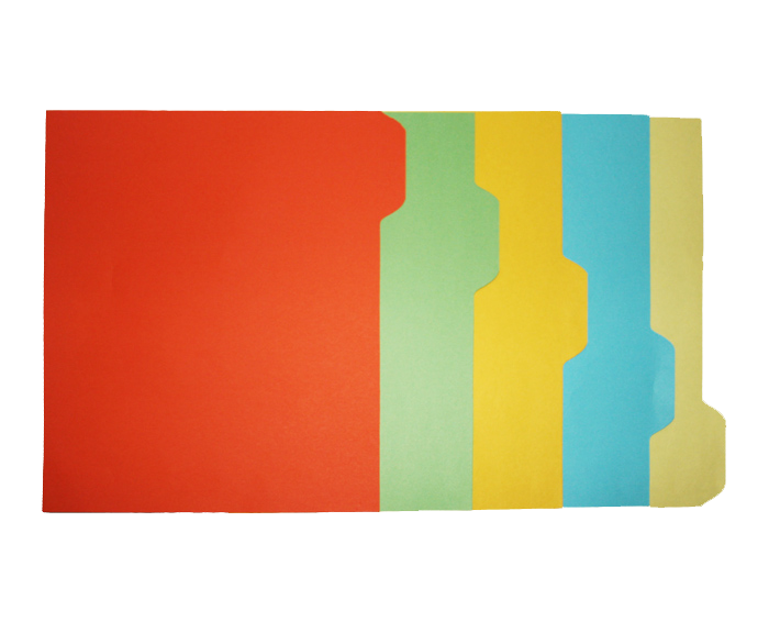 colored folder divider short
