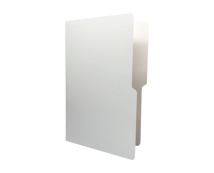 Metro file folder white 14pt long
