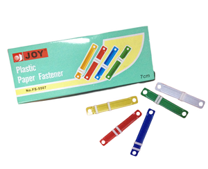 Joy plastic paper fastener no. fs-5507 7cm