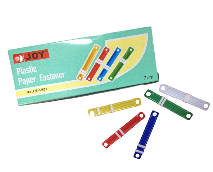 Joy plastic paper fastener no. fs-5507 7cm