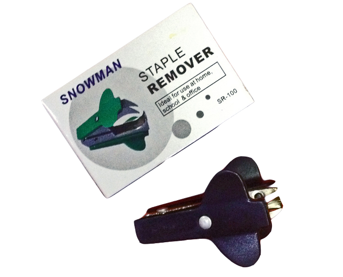 SNOWMAN Staple Remover